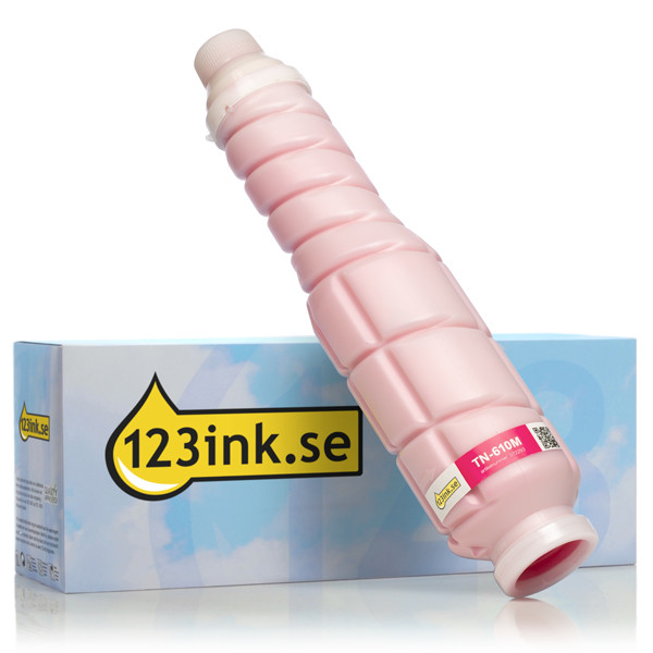 Konica Minolta TN-610M magenta toner (varumärket 123ink) A04P350C 072293 - 1