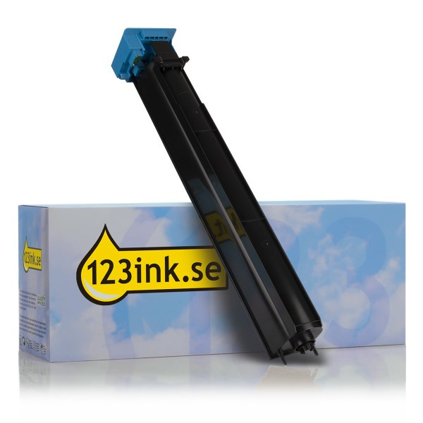 Konica Minolta TN-613C (A0TM450) cyan toner (varumärket 123ink) A0TM450C 072327 - 1