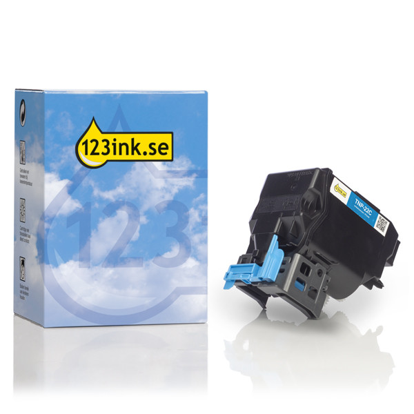 Konica Minolta TNP-22C (A0X5452) cyan toner (varumärket 123ink) A0X5452C 072449 - 1