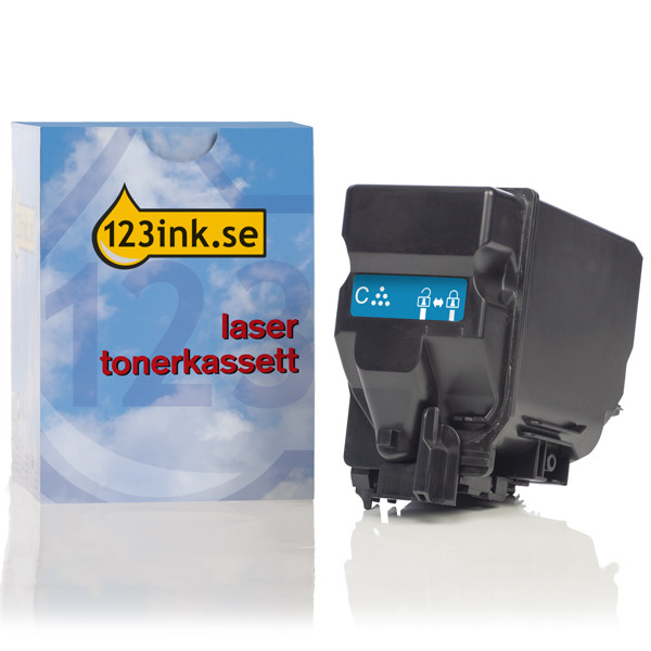 Konica Minolta TNP-48C (A5X0450) cyan toner (varumärket 123ink) A5X0450C 072835 - 1