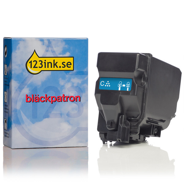 Konica Minolta TNP-49C (A95W450) cyan toner (varumärket 123ink) A95W450C 032643 - 1