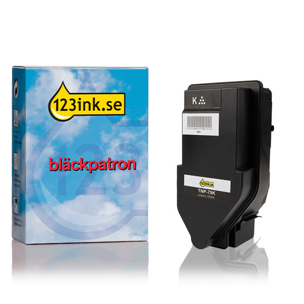 Konica Minolta TNP-79K (AAJW150) svart toner (varumärket 123ink) AAJW150C 073291 - 1