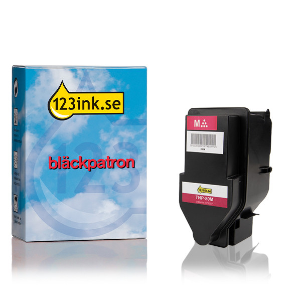 Konica Minolta TNP-80M (AAJW352) magenta toner (varumärket 123ink) AAJW352C 073287 - 1