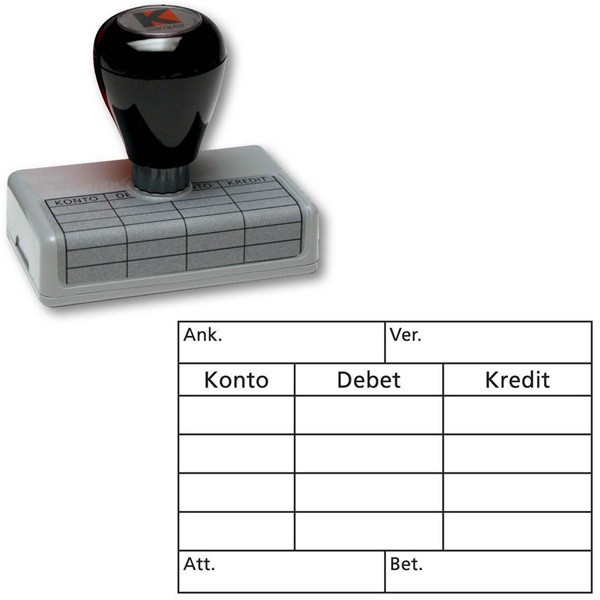 Konteringsstämpel 106 | Stamko SE000130 - 1