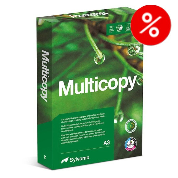 Kopieringspapper A3 160g | Multicopy | 250 ark⭐ 238621 - 1