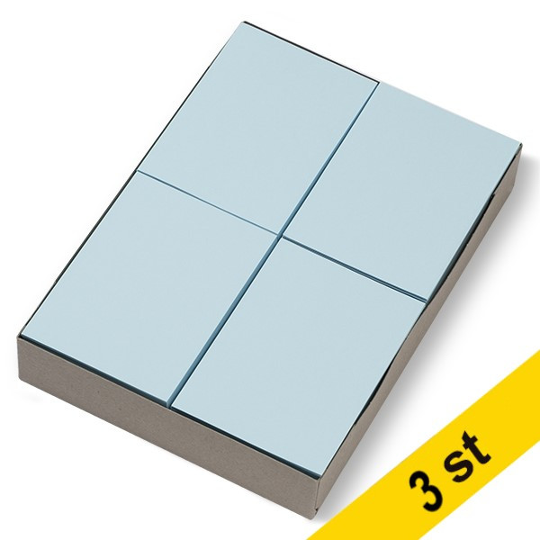 Kopieringspapper A6 80g | blå | 123ink | 2.000 ark x3 [9kg]  300618 - 1