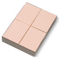 Kopieringspapper A6 80g | rosa | 123ink | 2.000 ark  [3kg]  300615
