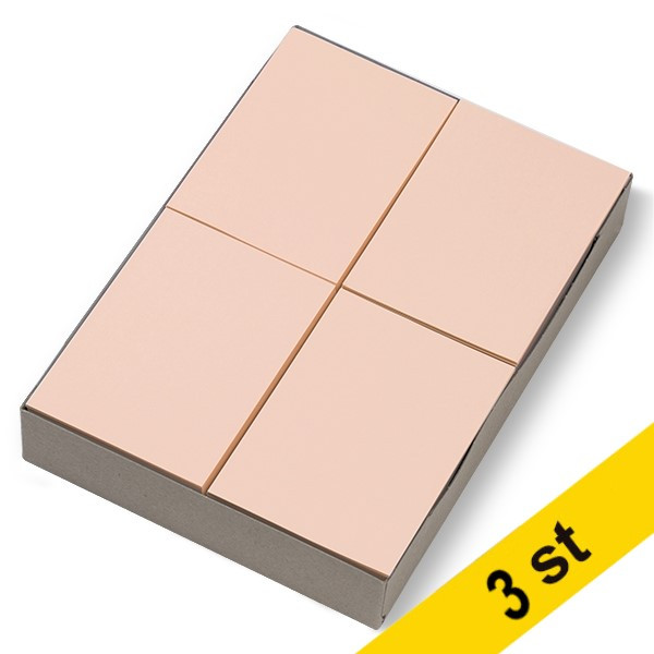 Kopieringspapper A6 80g | rosa | 123ink | 2.000 ark x3 [9kg]  300620 - 1