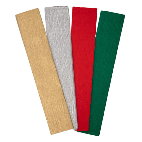 Kräppapper 250x50cm FSC® | 123ink | festset 4-pack 302329 - 1