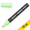 Kritpenna 1.0mm - 3.0mm | 123ink | grön | 10st 300608 - 1
