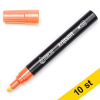 Kritpenna 1.0mm - 3.0mm | 123ink | orange | 10st 301109 - 1