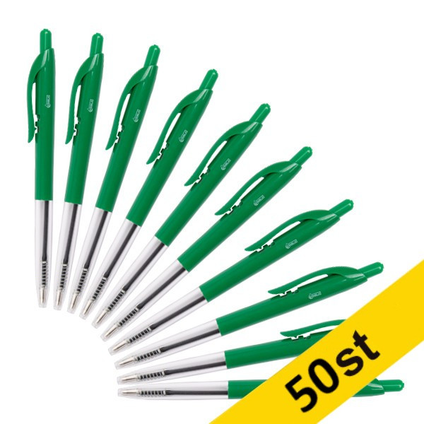 Kulspetspenna | 123ink | grön | 50st 302075 - 1