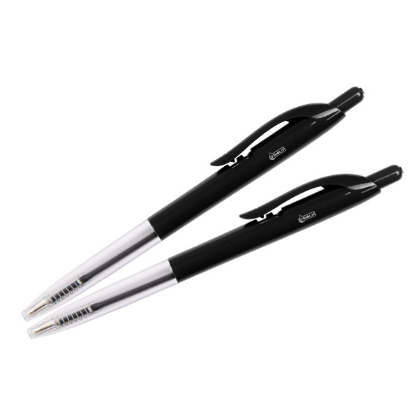 Kulspetspenna | 123ink | svart | 2st 302077 - 1