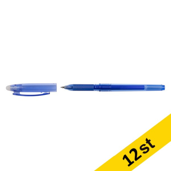 Kulspetspenna raderbar | 123ink | blå | 12st⭐ 301093 - 1
