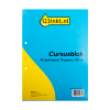 Kursblock A4 linjerat | 100 ark | 70g | 123ink 302234 - 1