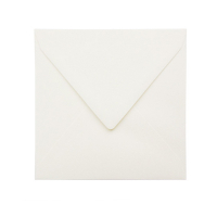 Kuvert 14x14cm vit fukthäftade | toppöppning | Büngers 5st 360940