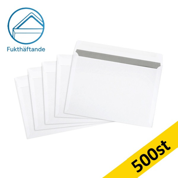 Kuvert C5 vit fukthäftande | toppöppning | 123ink 500st 300925 - 1