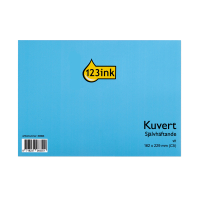 Kuvert C5 vit självhäftande | sidoöppning | 123ink 25st 123-303560-25 209059 303560-25C 300934