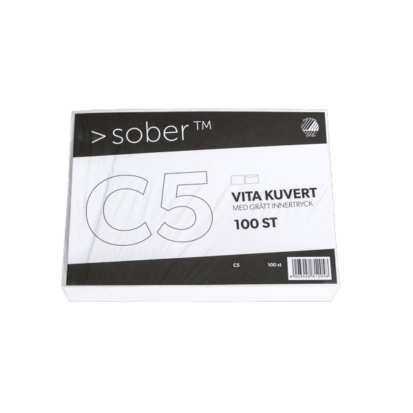 Kuvert C5 vit självhäftande | toppöppning | Mayer Sober 100st⭐ 81305 360017 - 1