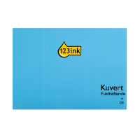 Kuvert C6 vit fukthäftande | toppöppning | 123ink 25st 300897