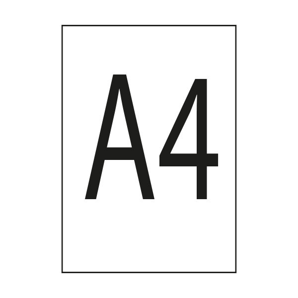 Kuvert EA4 vit självhäftande | sidoöppning | 123ink 250st 300937 - 2
