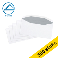 Kuvert EA5/6 vit fukthäftande | toppöppning | 123ink 500st 300906