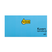 Kuvert EA5/6 vit självhäftande | toppöppning | 123ink 25st 123-201520-25 201520-25C 209004 300907