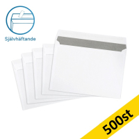 Kuvert EA5 5 vit självhäftande| toppöppning | 123ink 500st 300920