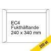 Kuvert EC4 vit fukthäftande | sidoöppning | 123ink 250st 300949 - 1