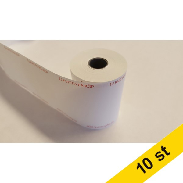 Kvittorulle 57x40x13mm "EJ KVITTO PÅ KÖP" | WHT | 10st  360622 - 1