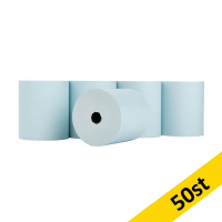 Kvittorulle 80x80x12mm | thermo | 123ink | blå | 50st [15kg] 302704