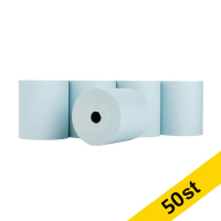 Kvittorulle 80x80x12mm | thermo | 123ink | blå | 50st 302704