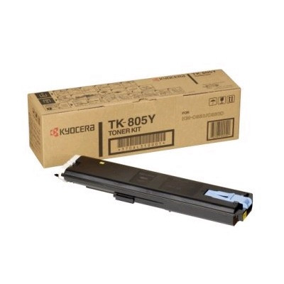 Kyocera Mita TK-805Y gul toner (original) 370AL310 079222 - 1