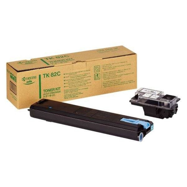 Kyocera Mita TK-82C cyan toner (original) 370095KL 079210 - 1