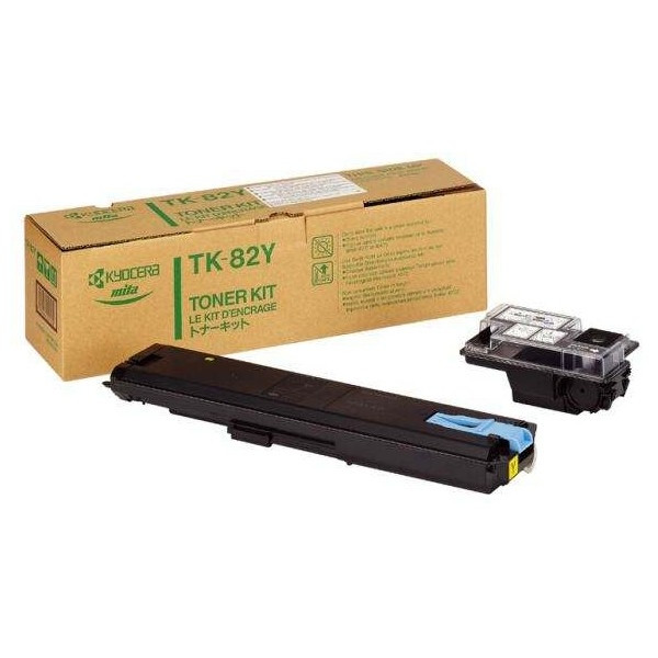 Kyocera Mita TK-82Y gul toner (original) 370093KL 079214 - 1