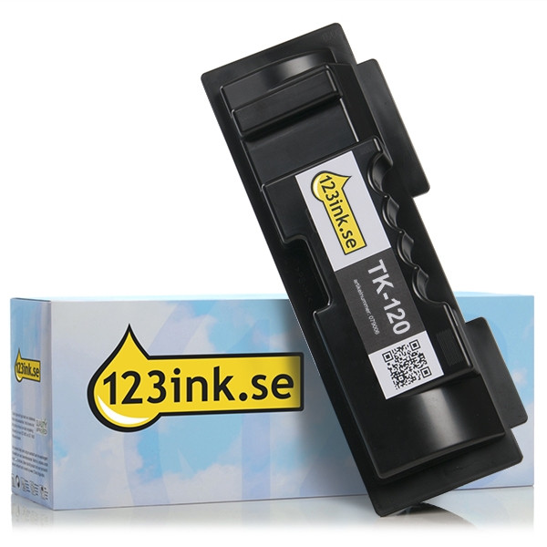 Kyocera TK-120 svart toner (varumärket 123ink) 1T02G60DE0C 079006 - 1