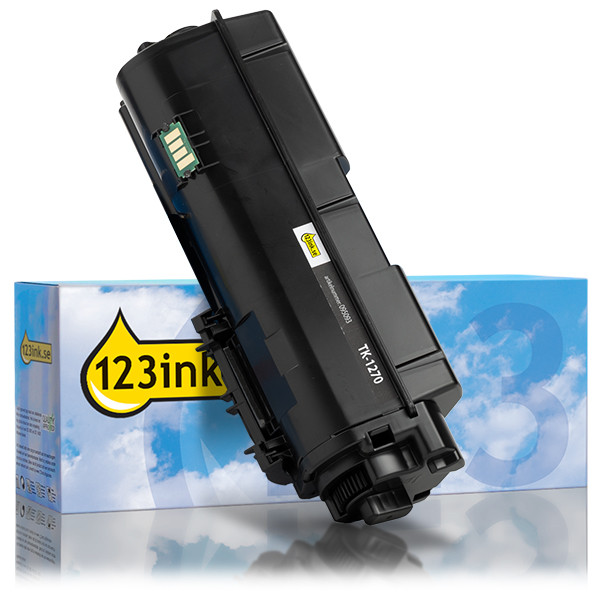 Kyocera TK-1270 svart toner (varumärket 123ink) 095093 - 1