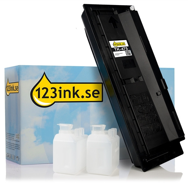 Kyocera TK-475 svart toner (varumärket 123ink) 1T02K30NL0C 079337 - 1