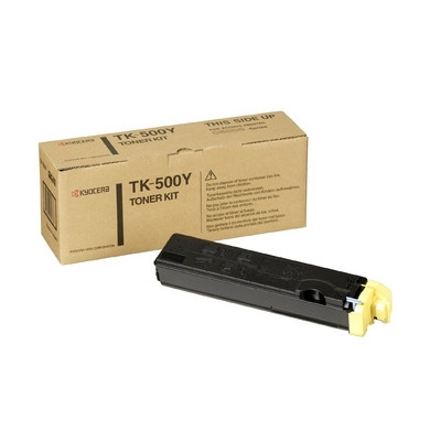 Kyocera TK-500Y gul toner (original) 370PD3KW 032760 - 1