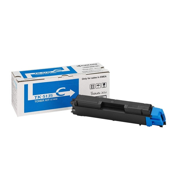 Kyocera TK-5135C cyan toner (varumärket 123ink) 1T02PACNL0C 094011 - 1