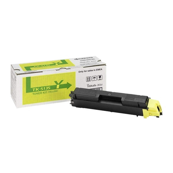 Kyocera TK-5135Y gul toner (varumärket 123ink) 1T02PAANL0C 094015 - 1