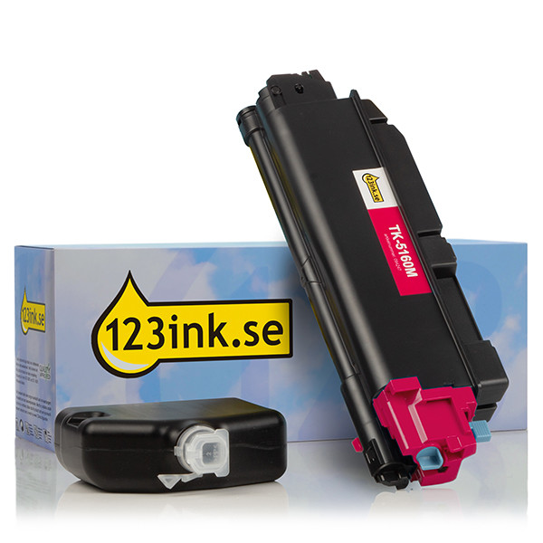 Kyocera TK-5160M magenta toner (varumärket 123ink) 1T02NTBNL0C 094247 - 1