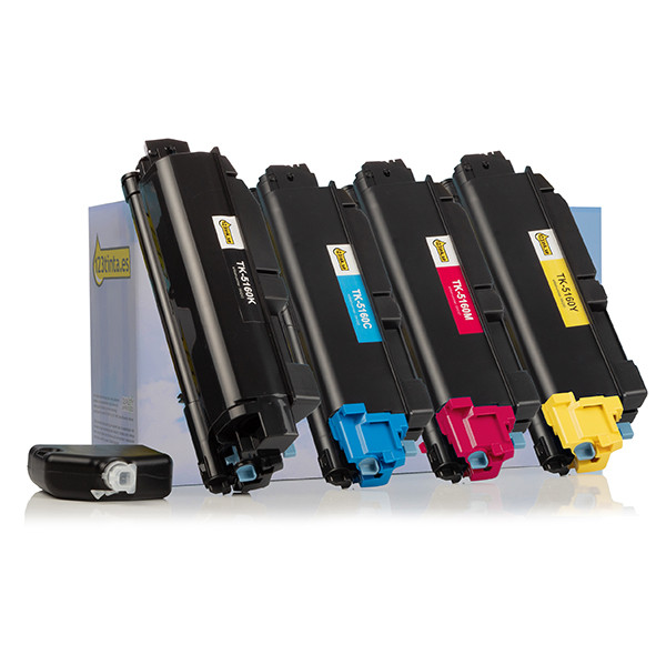 Kyocera TK-5160 BK/C/M/Y toner 4-pack (varumärket 123ink)  130273 - 1