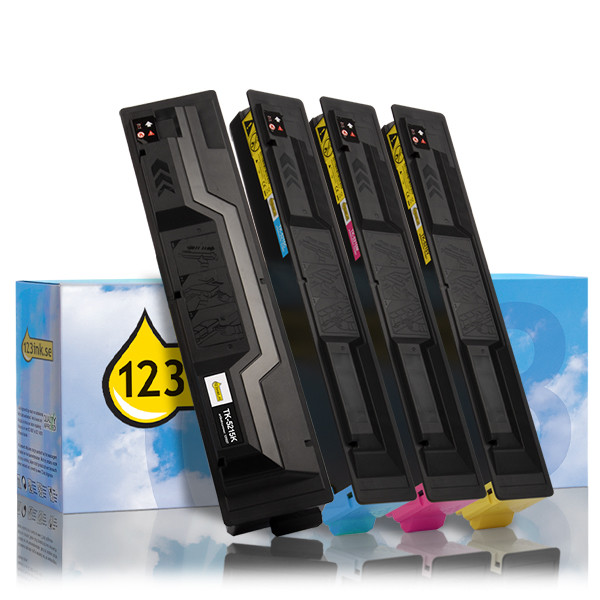 Kyocera TK-5215 BK/C/M/Y toner 4-pack (varumärket 123ink)  131957 - 1