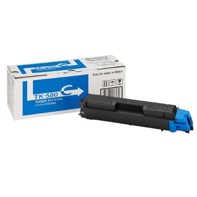 Kyocera TK-580C cyan toner (original) 1T02KTCNL0 079330 - 1