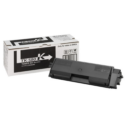Kyocera TK-580K svart toner (original) 1T02KT0NL0 079328 - 1