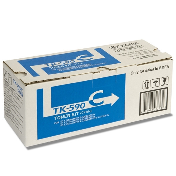 Kyocera TK-590C cyan toner (original) 1T02KVCNL0 079312 - 1