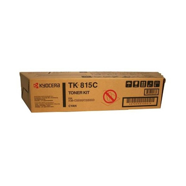 Kyocera TK-815C cyan toner (original) 370AN510 079015 - 1