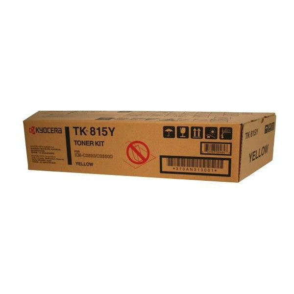 Kyocera TK-815Y gul toner (original) 370AN310 079025 - 1