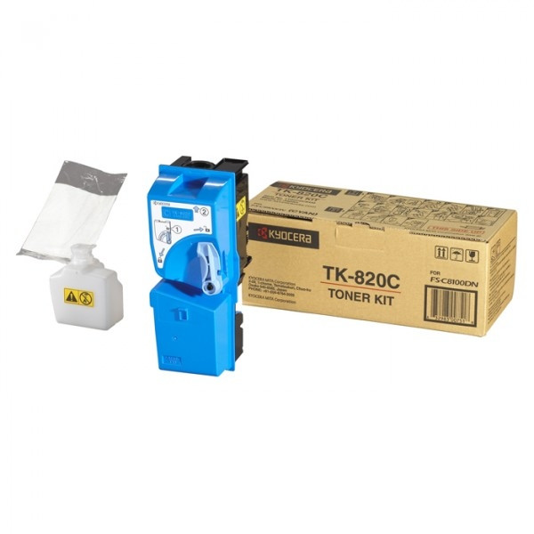 Kyocera TK-820C cyan toner (original) 1T02HPCEU0 079120 - 1